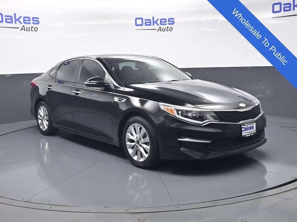 2018 Ebony Black Kia Optima LX FWD Sedan