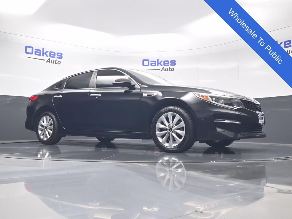 2018 Ebony Black Kia Optima LX FWD Sedan