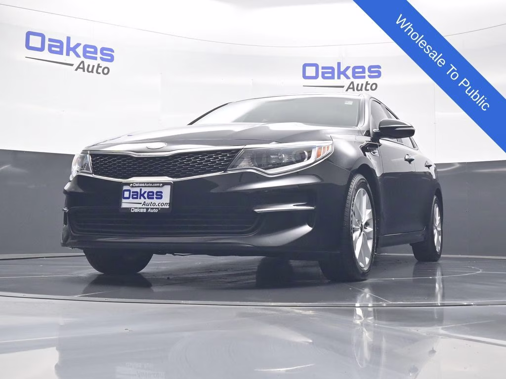 2018 Ebony Black Kia Optima LX FWD Sedan