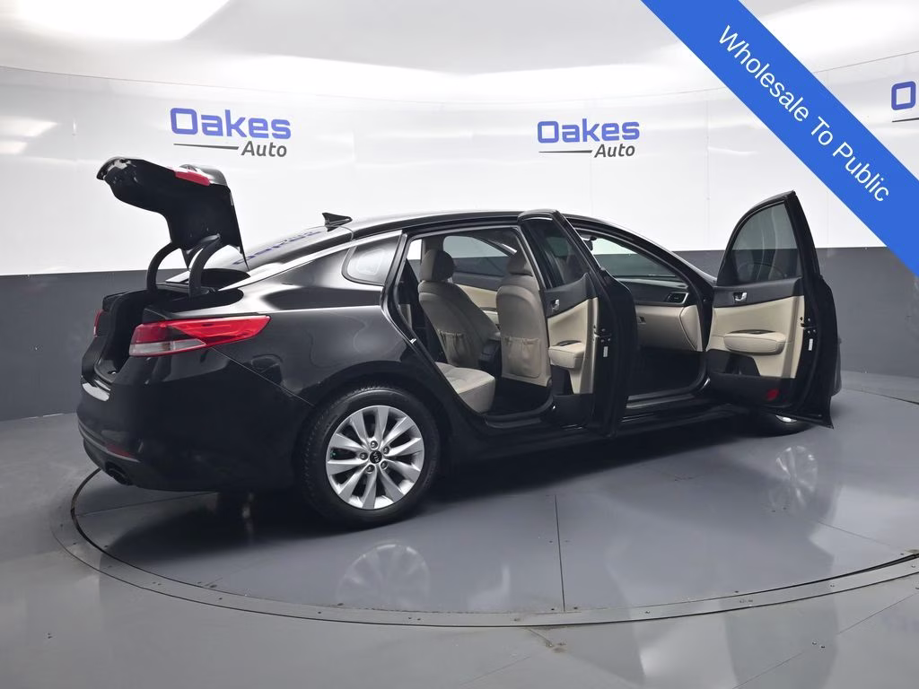 2018 Ebony Black Kia Optima LX FWD Sedan
