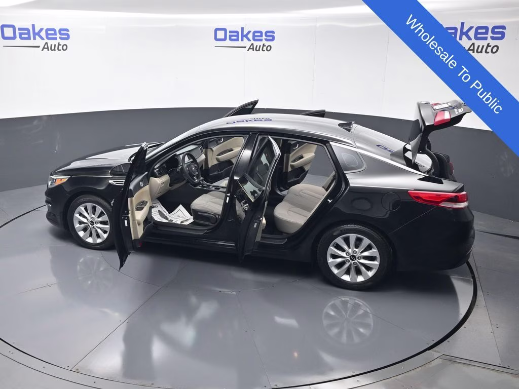 2018 Ebony Black Kia Optima LX FWD Sedan