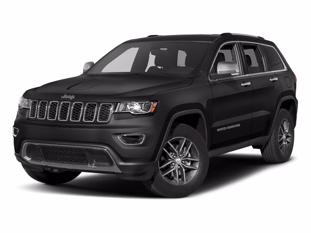 2017 Diamond Black Crystal Pearlcoat Jeep Grand Cherokee Limited 4X4 SUV