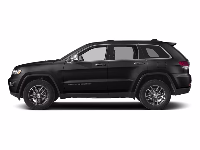 2017 Diamond Black Crystal Pearlcoat Jeep Grand Cherokee Limited 4X4 SUV