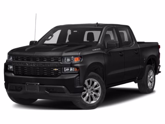 2019 Black Chevrolet Silverado 1500 Custom RWD Truck