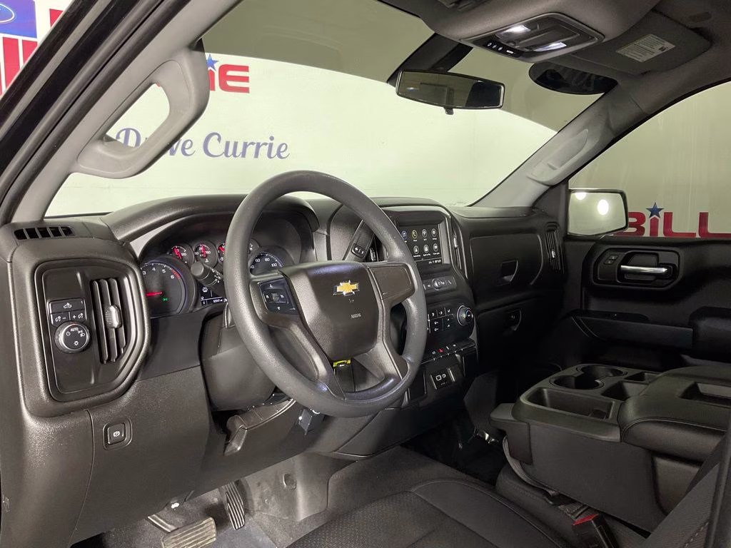 2019 Black Chevrolet Silverado 1500 Custom RWD Truck