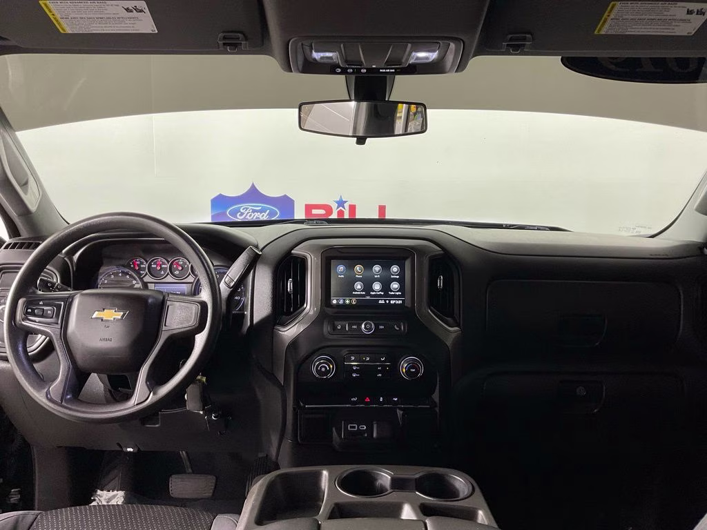 2019 Black Chevrolet Silverado 1500 Custom RWD Truck