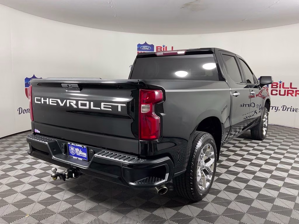 2019 Black Chevrolet Silverado 1500 Custom RWD Truck