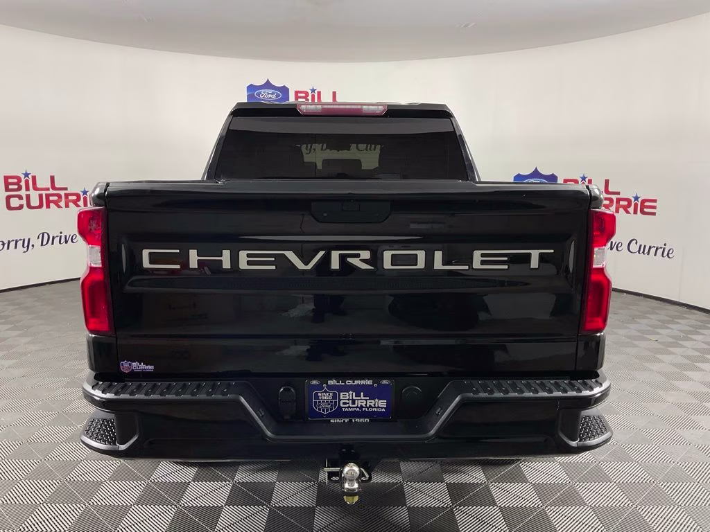 2019 Black Chevrolet Silverado 1500 Custom RWD Truck