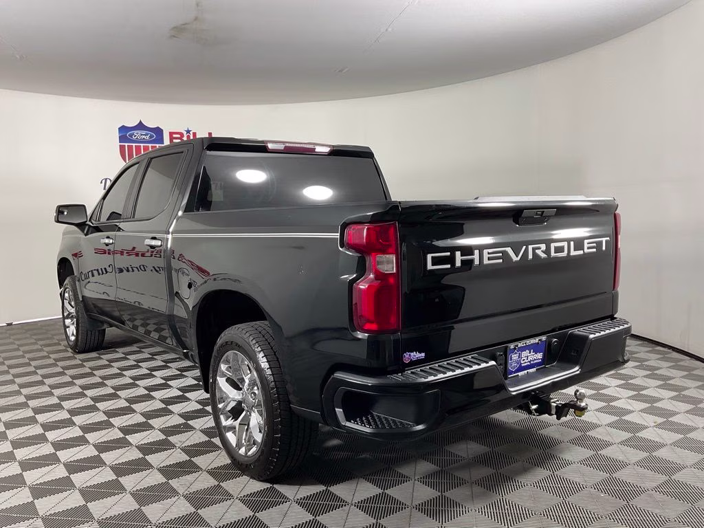 2019 Black Chevrolet Silverado 1500 Custom RWD Truck