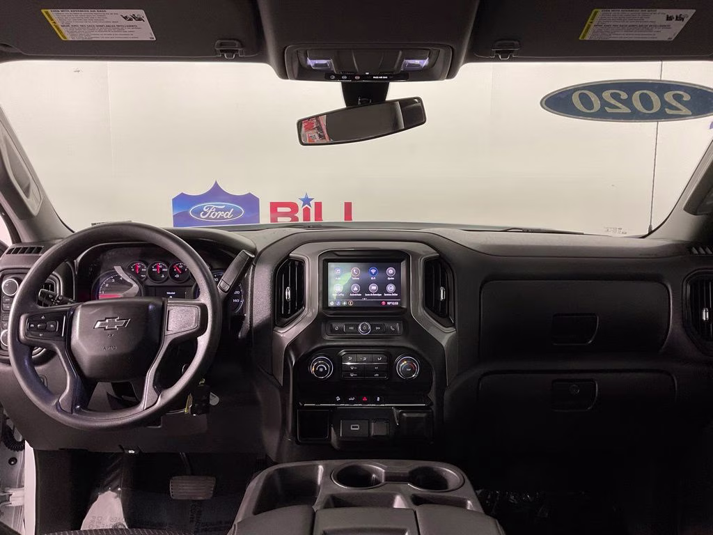 2020 Summit White Chevrolet Silverado 1500 Custom Trail Boss 4X4 Truck