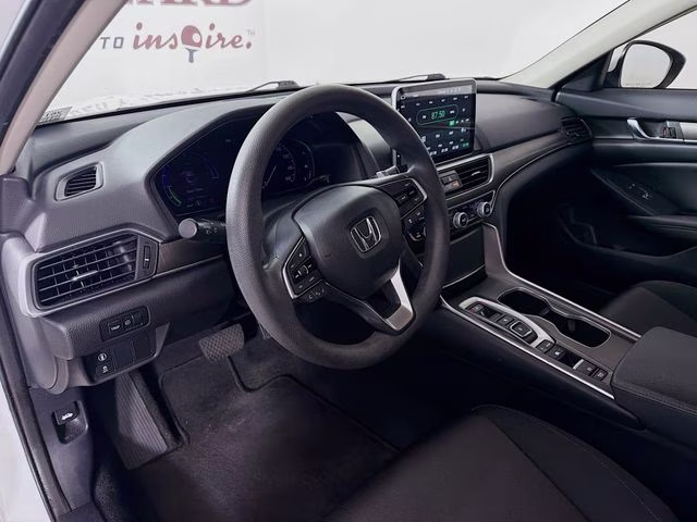 2020 White Honda Accord Hybrid Base FWD Sedan