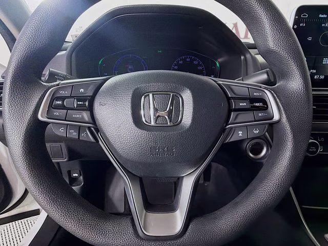 2020 White Honda Accord Hybrid Base FWD Sedan