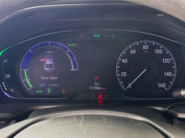 2020 White Honda Accord Hybrid Base FWD Sedan