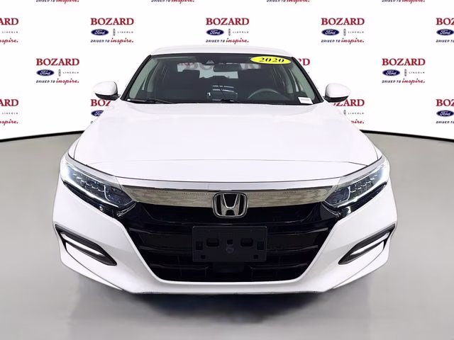 2020 White Honda Accord Hybrid Base FWD Sedan