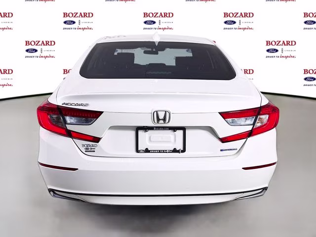 2020 White Honda Accord Hybrid Base FWD Sedan