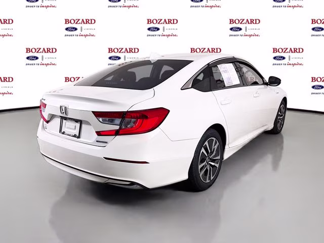 2020 White Honda Accord Hybrid Base FWD Sedan