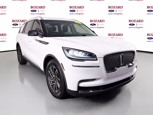 2023 White Metallic Lincoln Aviator Standard RWD SUV