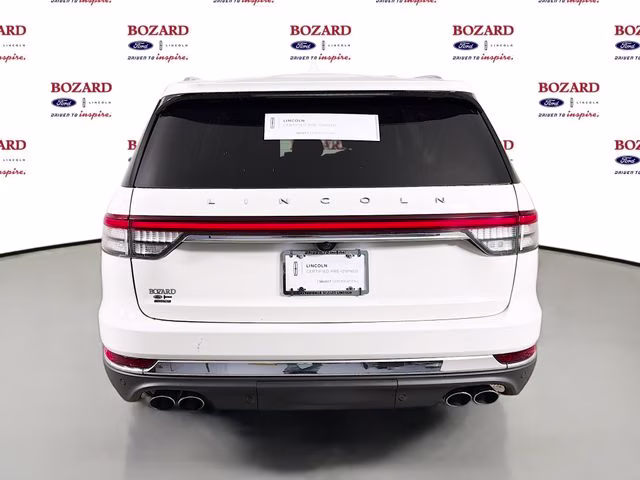2023 White Metallic Lincoln Aviator Standard RWD SUV