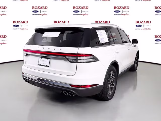 2023 White Metallic Lincoln Aviator Standard RWD SUV