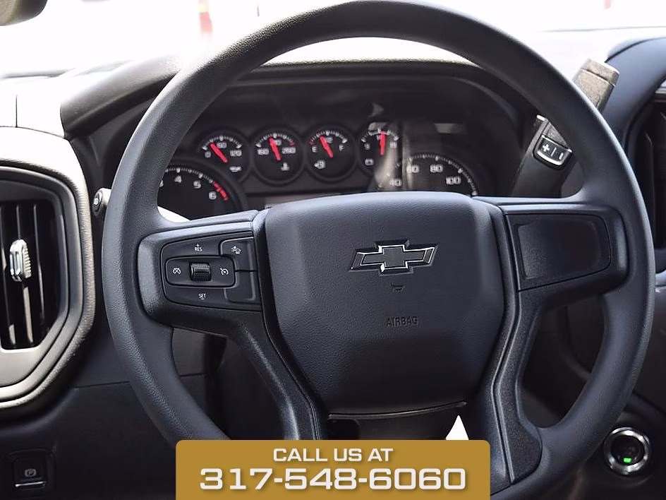 2026 Summit White Chevrolet Silverado 1500 Custom 4X4 Truck