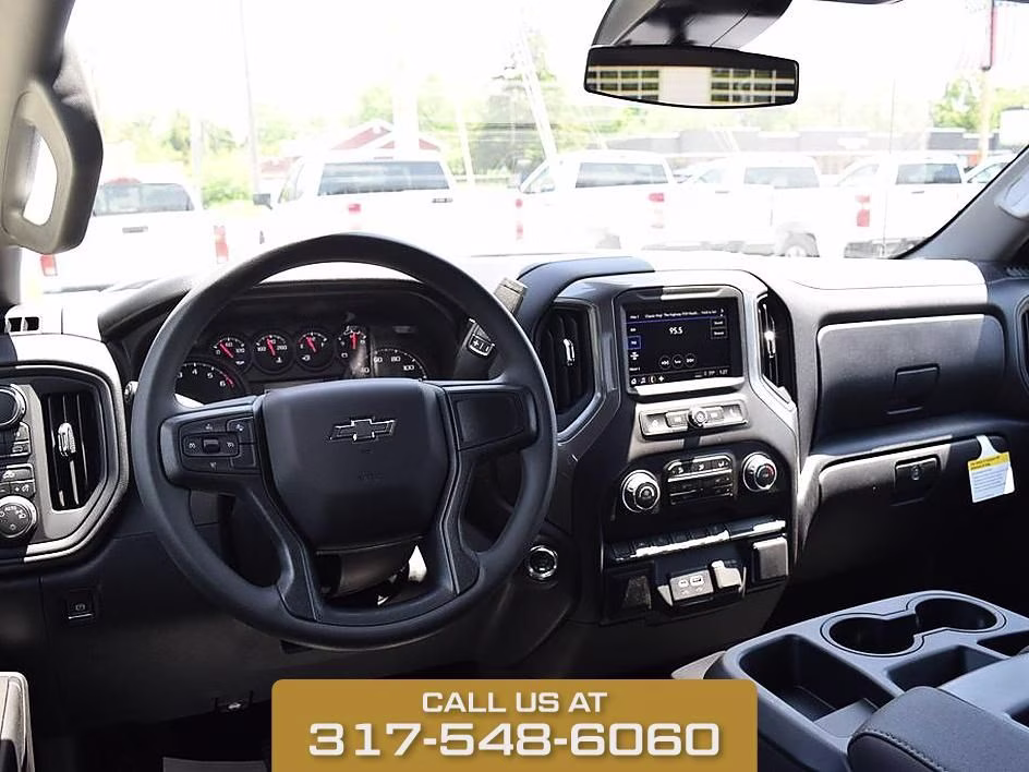 2026 Summit White Chevrolet Silverado 1500 Custom 4X4 Truck