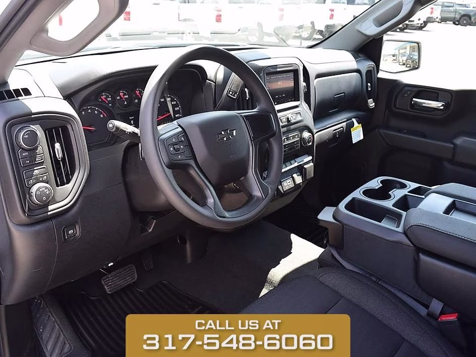 2026 Summit White Chevrolet Silverado 1500 Custom 4X4 Truck