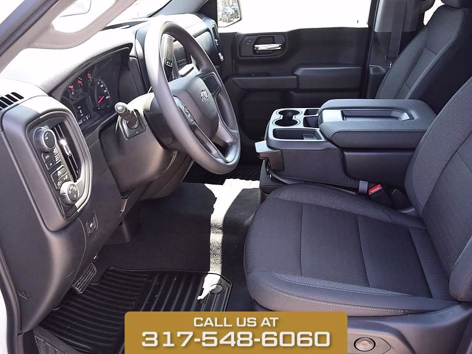 2026 Summit White Chevrolet Silverado 1500 Custom 4X4 Truck