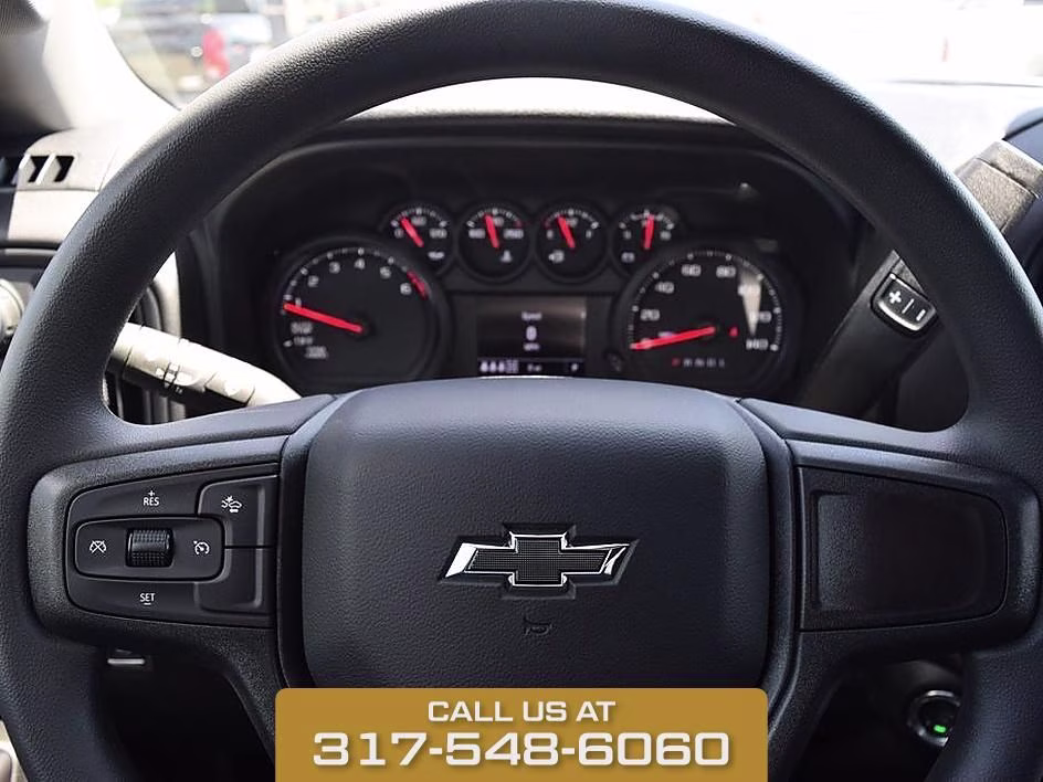 2026 Summit White Chevrolet Silverado 1500 Custom 4X4 Truck