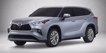 2022 Red Toyota Highlander XLE FWD SUV
