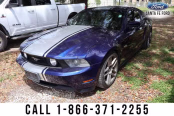 2012 Blue Ford Mustang Base RWD Coupe