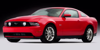 2012 Blue Ford Mustang RWD Coupe
