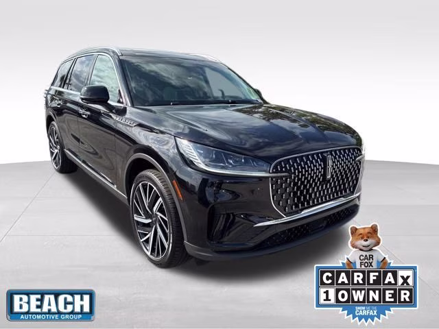 2025 Black Metallic Lincoln Aviator Reserve AWD SUV