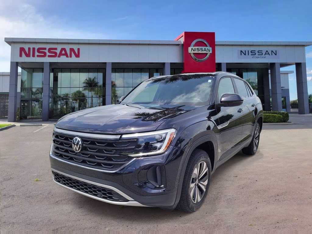 2024 Black Volkswagen Atlas Cross Sport 2.0T SE FWD SUV