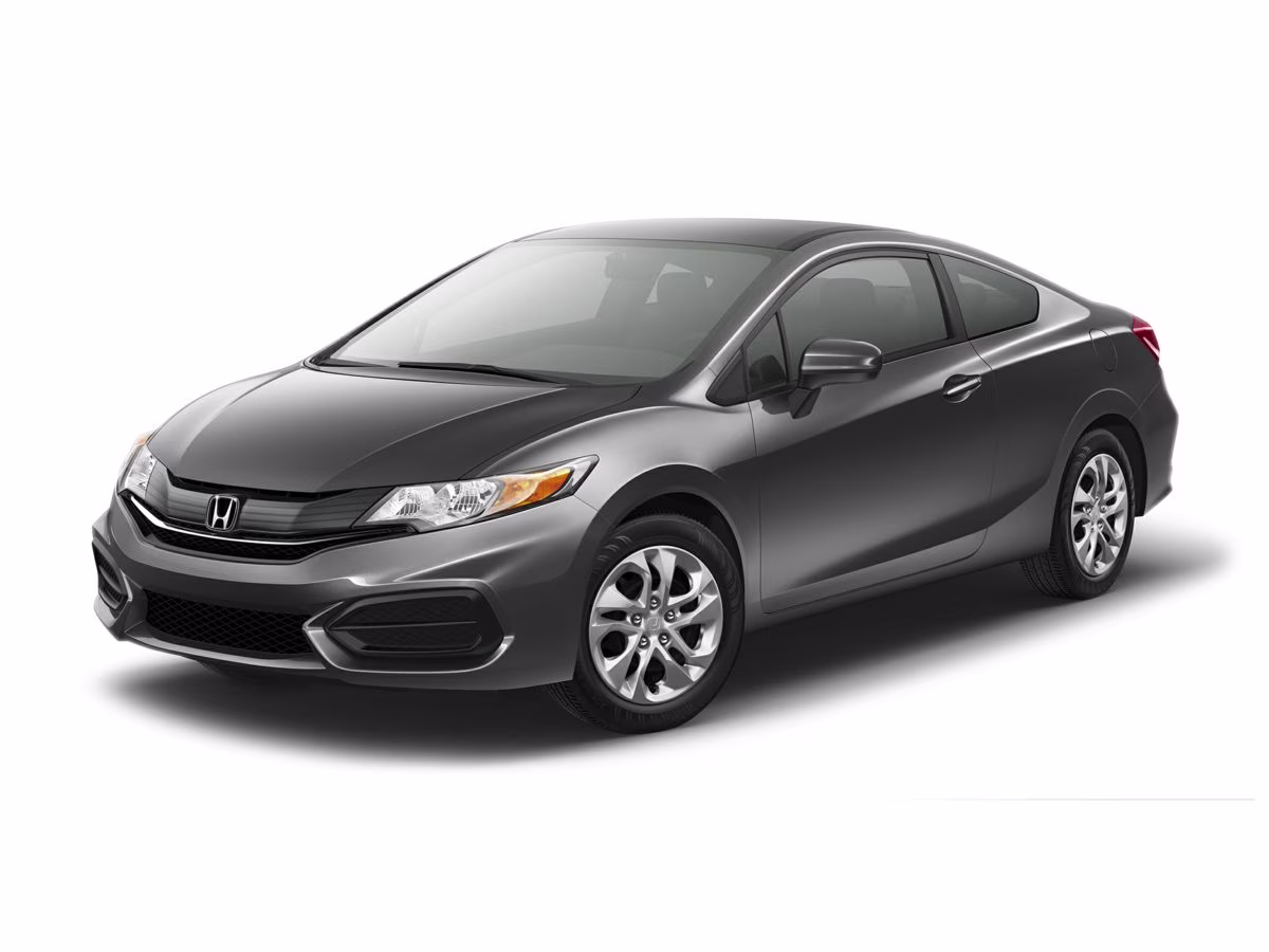 2014 Gray Honda Civic LX FWD Coupe
