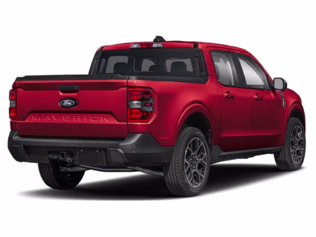 2026 Ruby Red Metallic Tinted Clearcoat Ford Maverick LARIAT AWD Truck