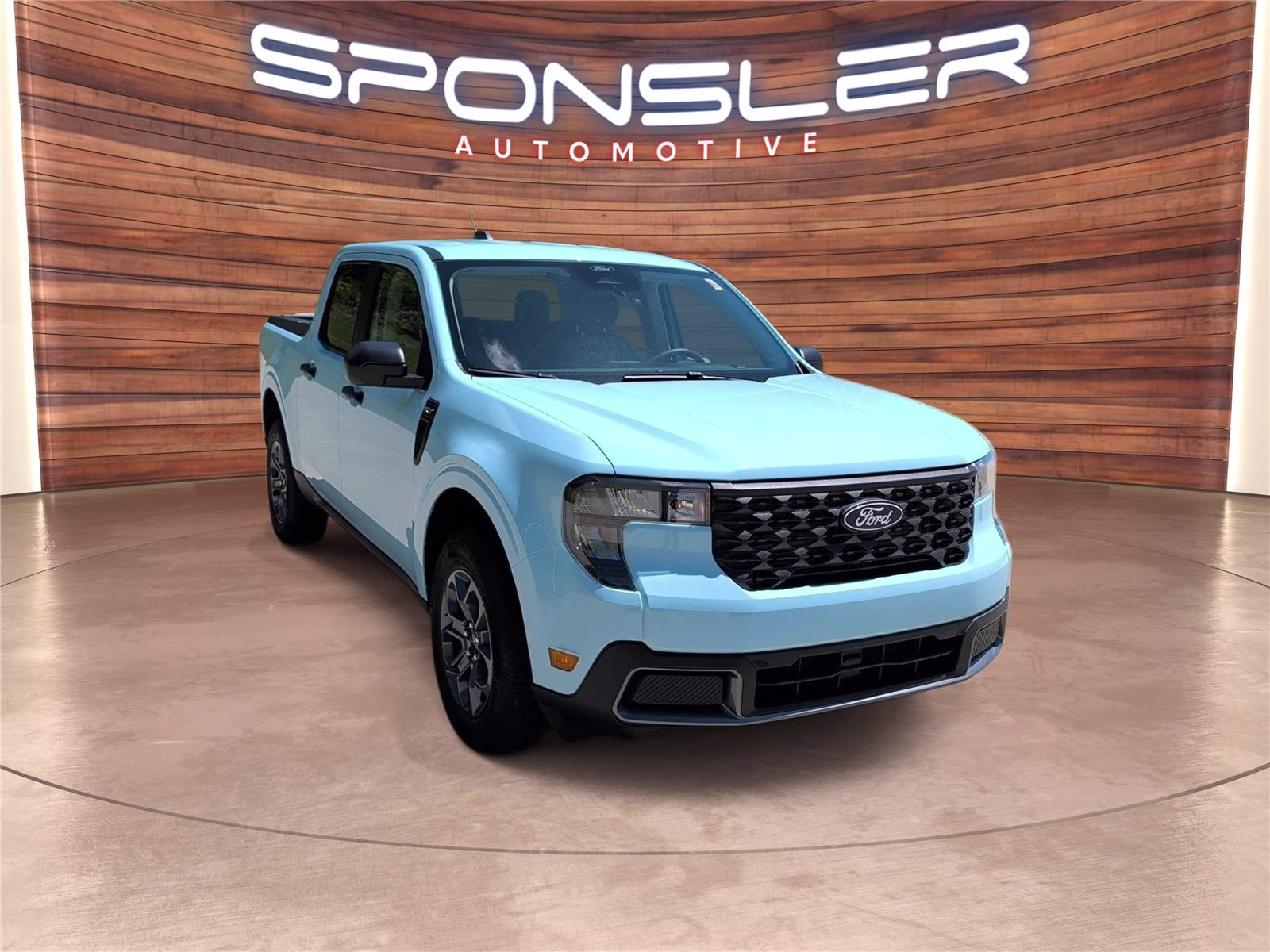 2026 Light Blue Ford Maverick XLT AWD Truck