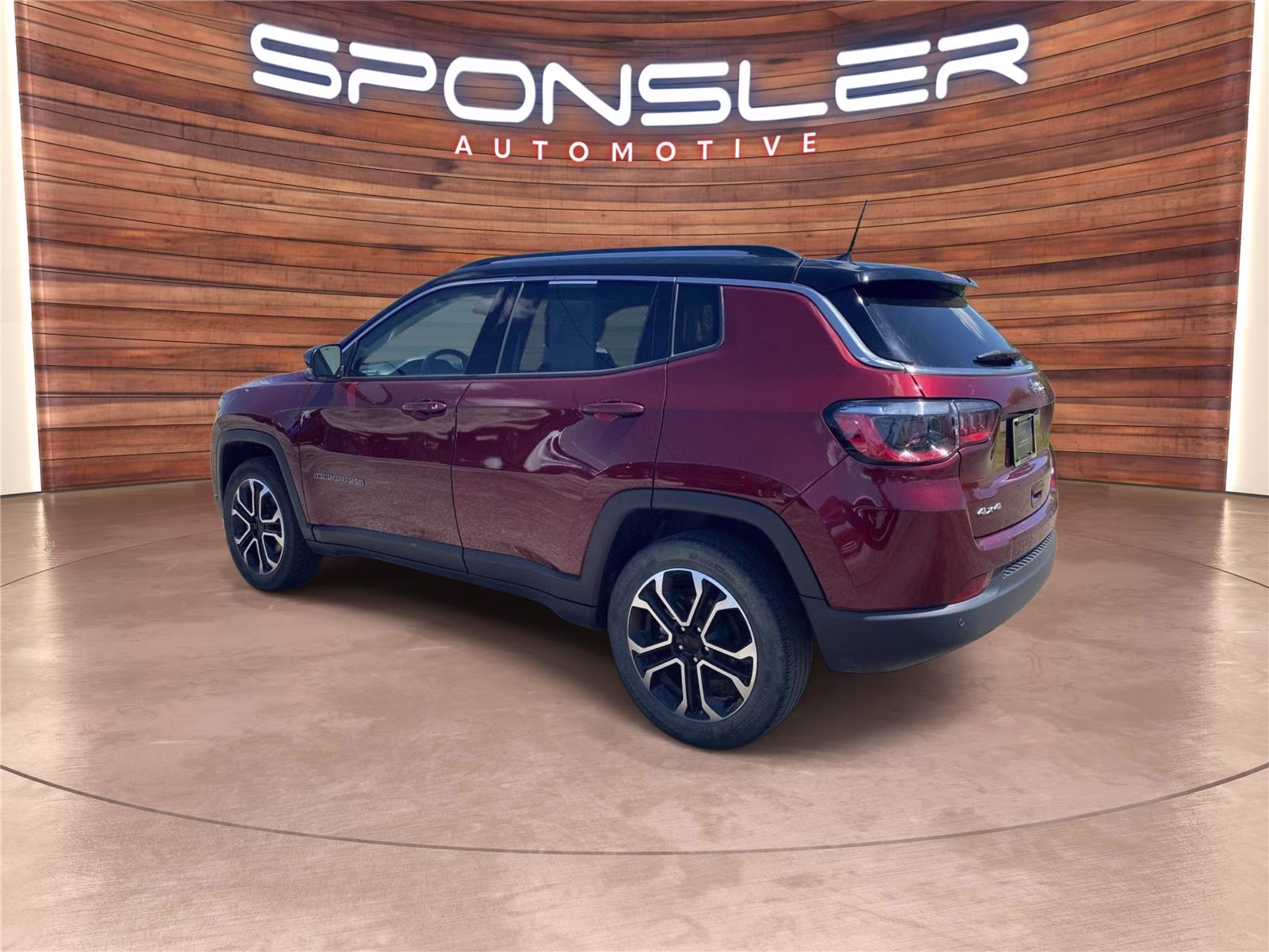2022 Velvet Red Pearlcoat Jeep Compass Limited 4X4 SUV