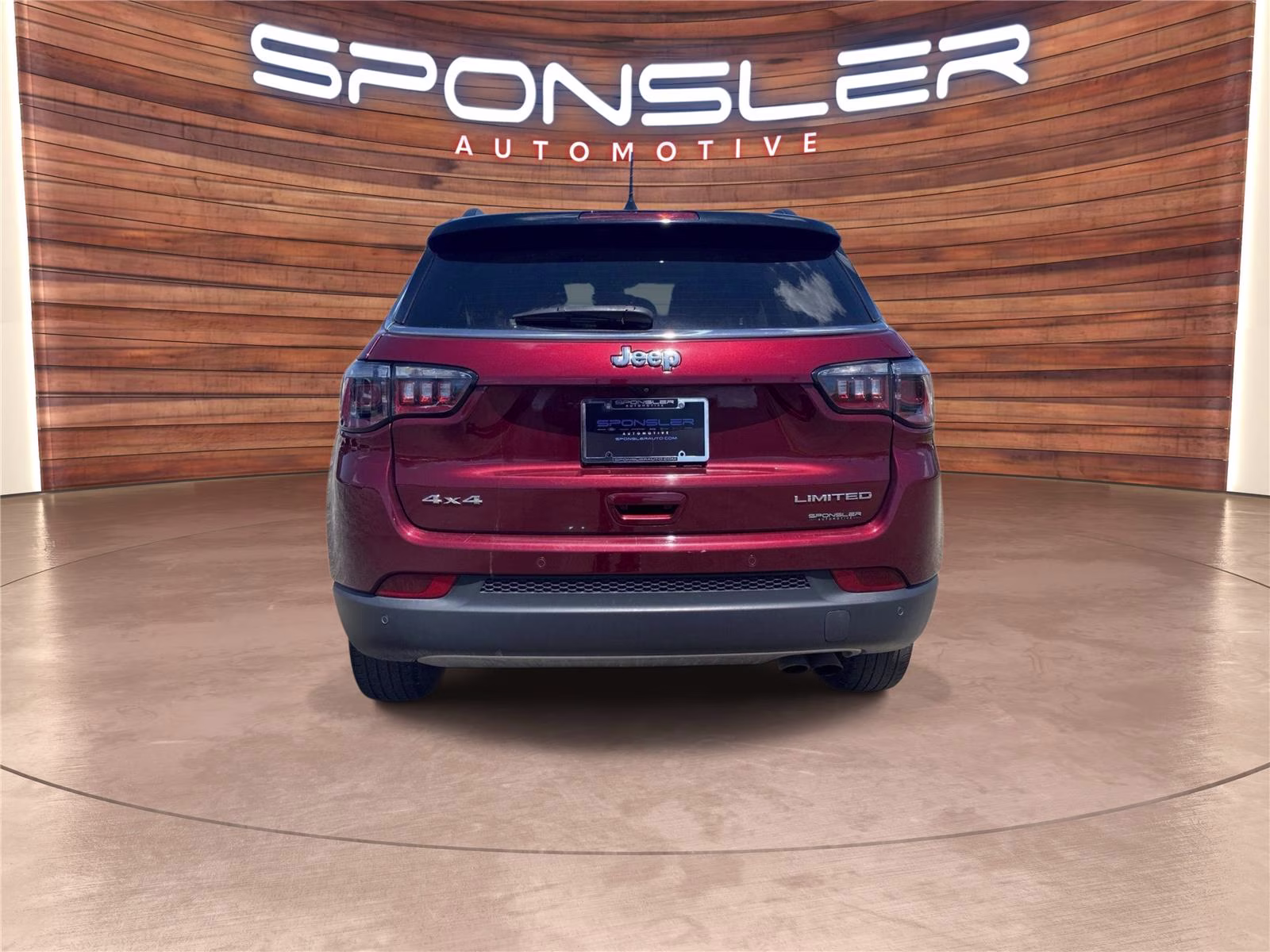 2022 Velvet Red Pearlcoat Jeep Compass Limited 4X4 SUV