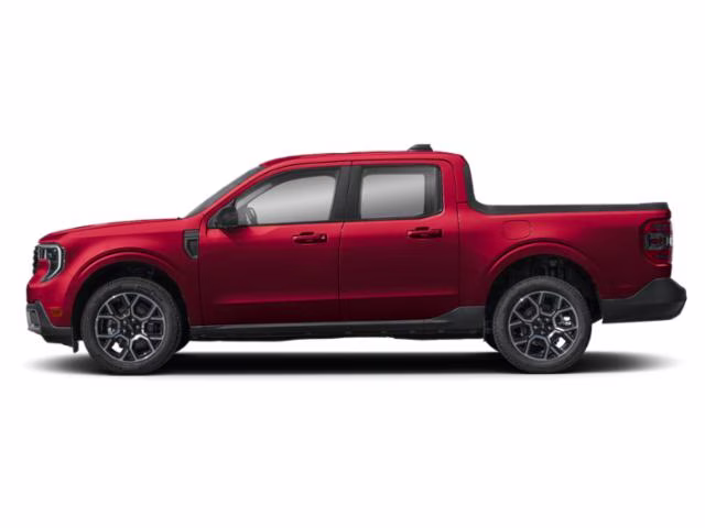 2026 Ruby Red Metallic Tinted Clearcoat Ford Maverick LARIAT AWD Truck