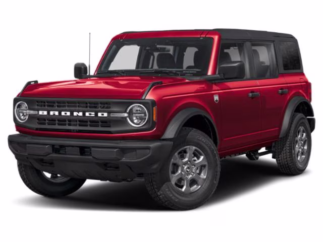 2025 Ruby Red Metallic Tinted Clearcoat Ford Bronco Big Bend 4X4 SUV