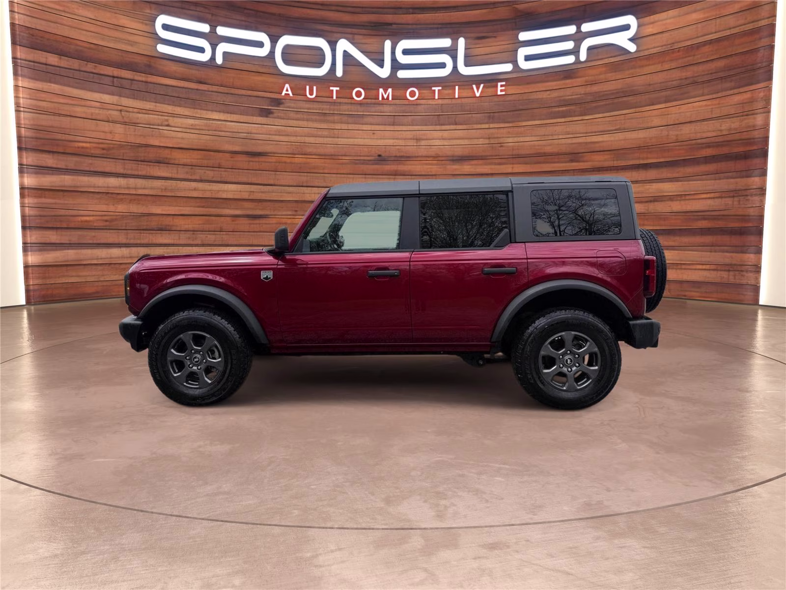 2025 Ruby Red Metallic Tinted Clearcoat Ford Bronco Big Bend 4X4 SUV