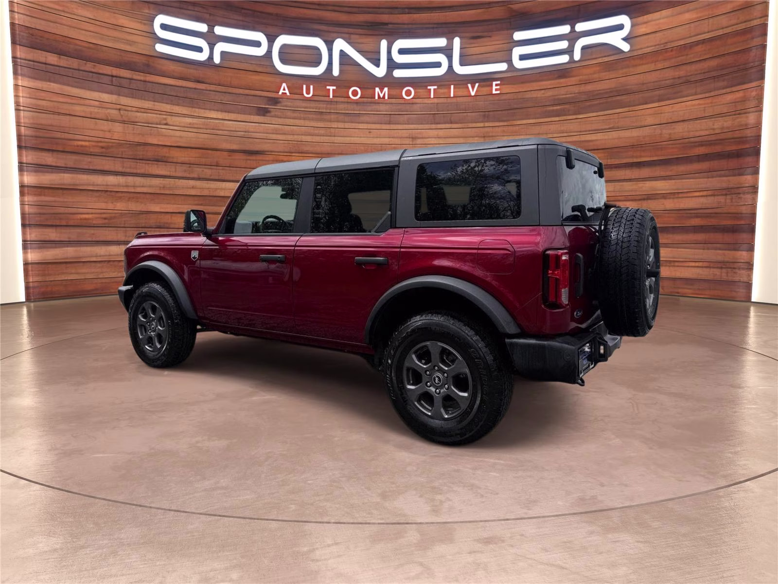 2025 Ruby Red Metallic Tinted Clearcoat Ford Bronco Big Bend 4X4 SUV
