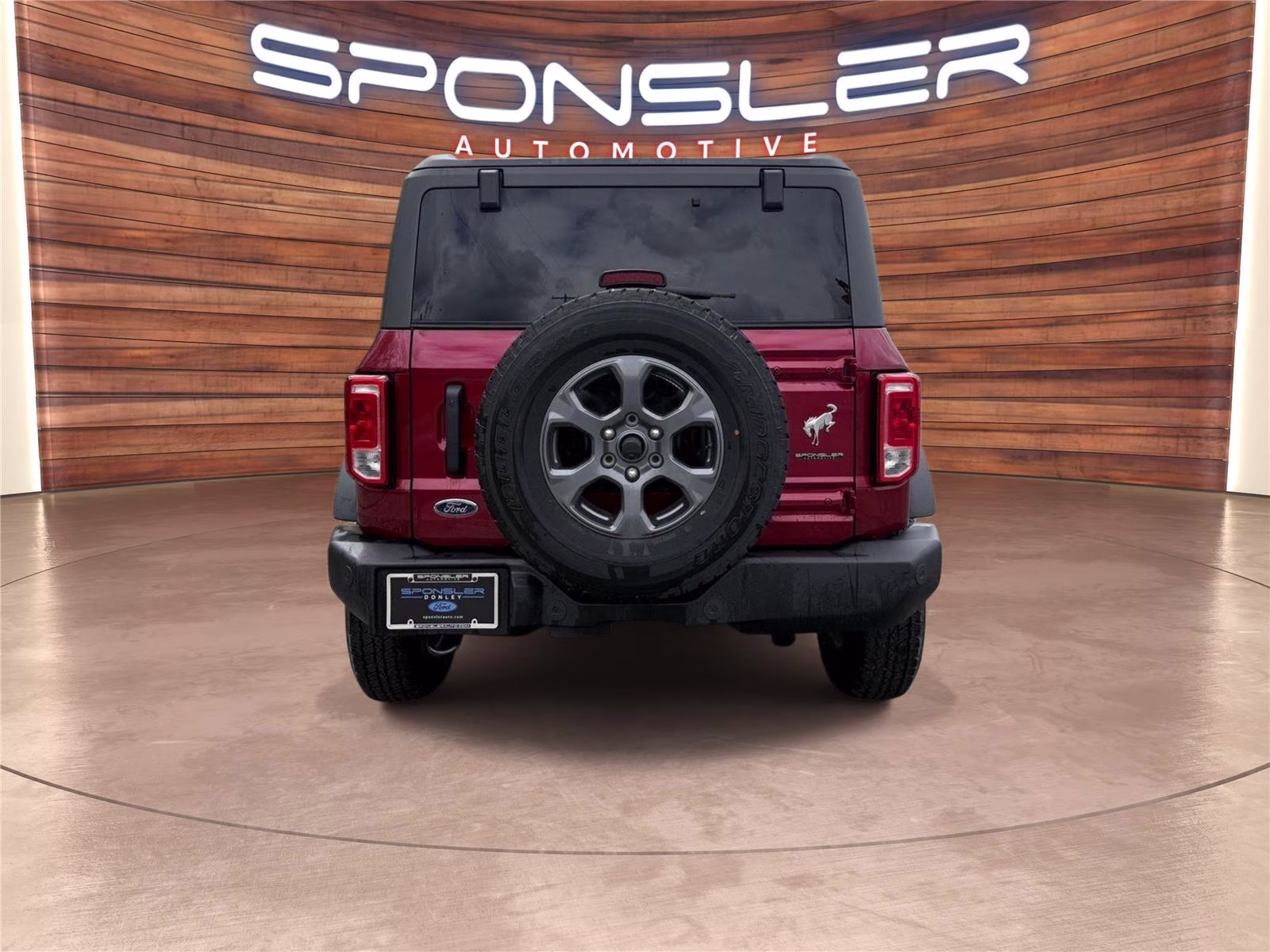 2025 Ruby Red Metallic Tinted Clearcoat Ford Bronco Big Bend 4X4 SUV