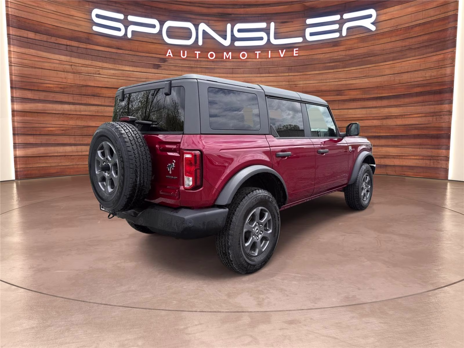 2025 Ruby Red Metallic Tinted Clearcoat Ford Bronco Big Bend 4X4 SUV