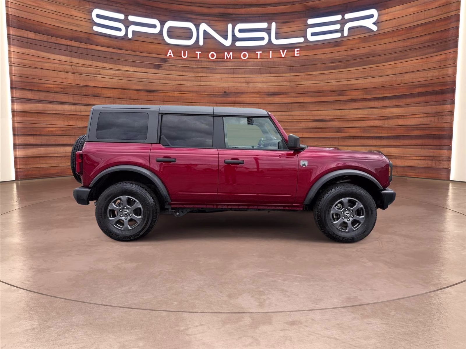2025 Ruby Red Metallic Tinted Clearcoat Ford Bronco Big Bend 4X4 SUV