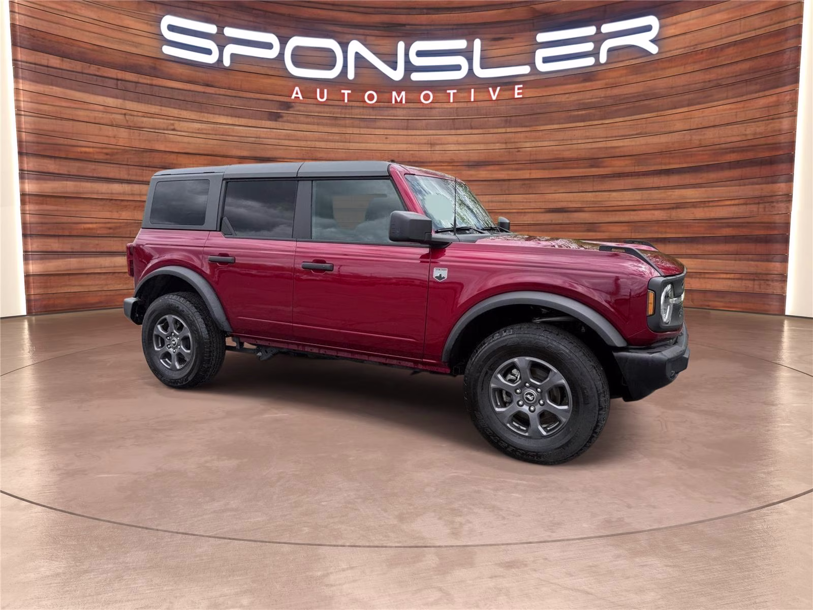2025 Ruby Red Metallic Tinted Clearcoat Ford Bronco Big Bend 4X4 SUV