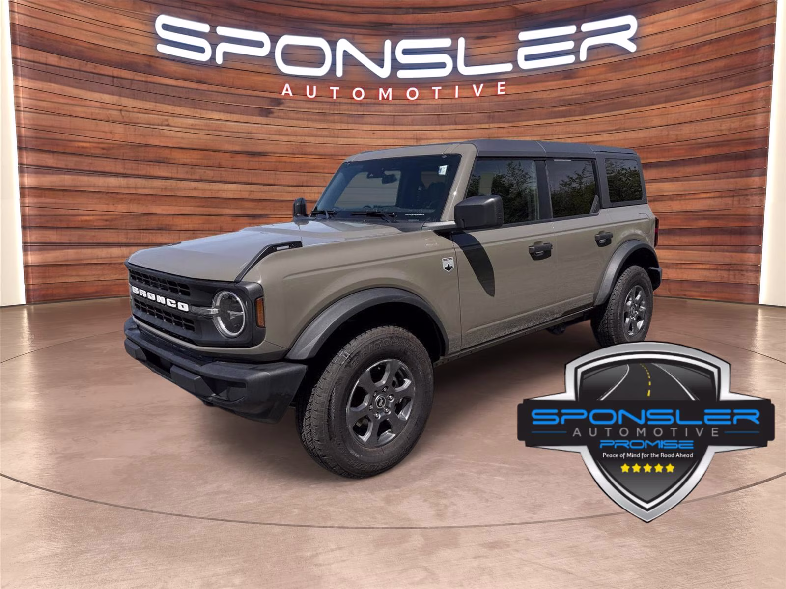 Marsh Gray 2025 Ford Bronco Big Bend 4-Door 4WD SUV / Crossover Four-Wheel Drive Automatic