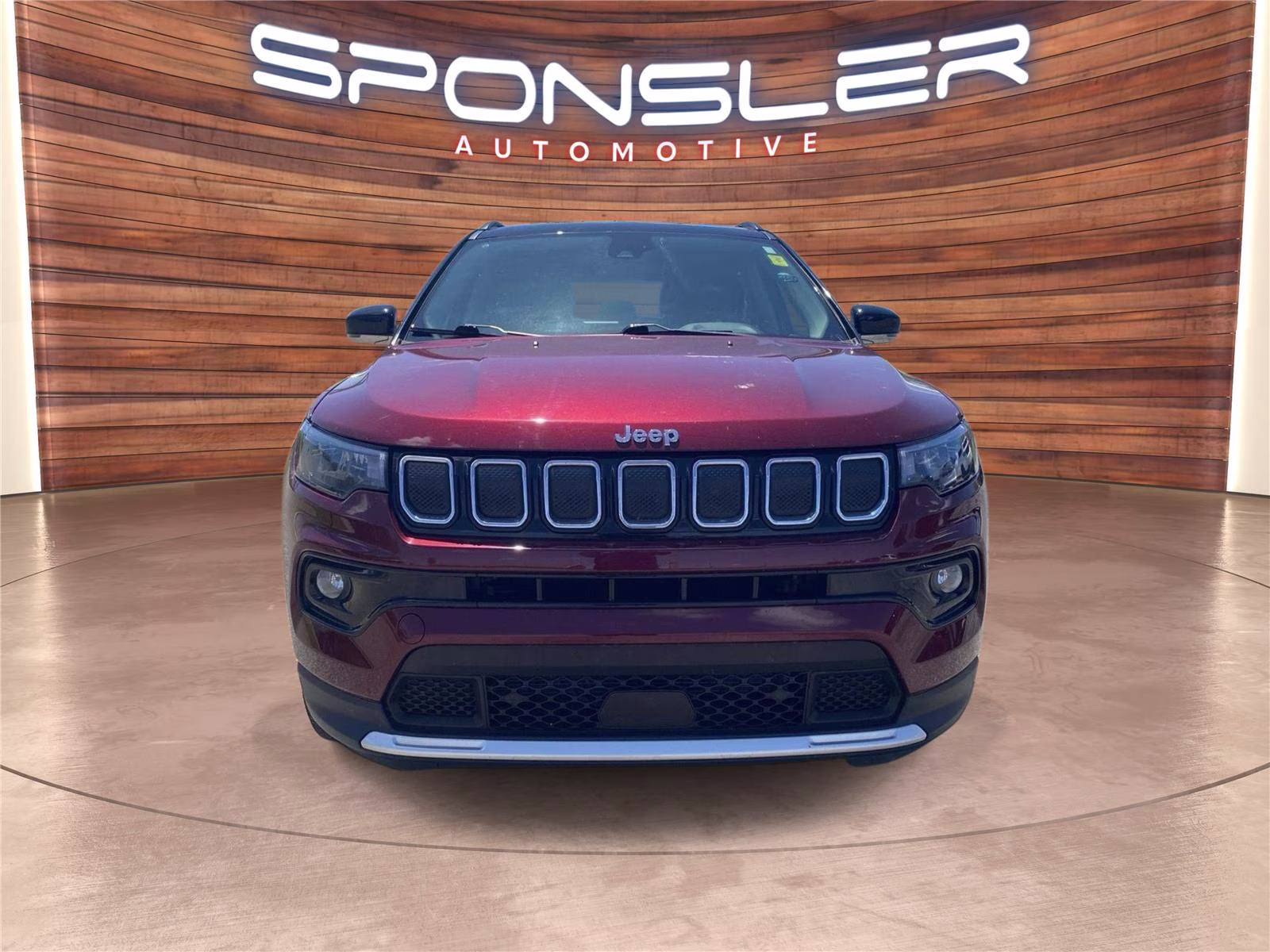 2022 Velvet Red Pearlcoat Jeep Compass Limited 4X4 SUV