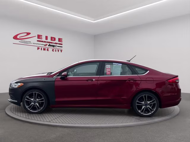 Used 2017 Ford Fusion S with VIN 3FA6P0G71HR141637 for sale in Pine City, Minnesota