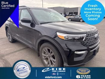 2022 Agate Black Metallic Ford Explorer XLT 4X4 SUV